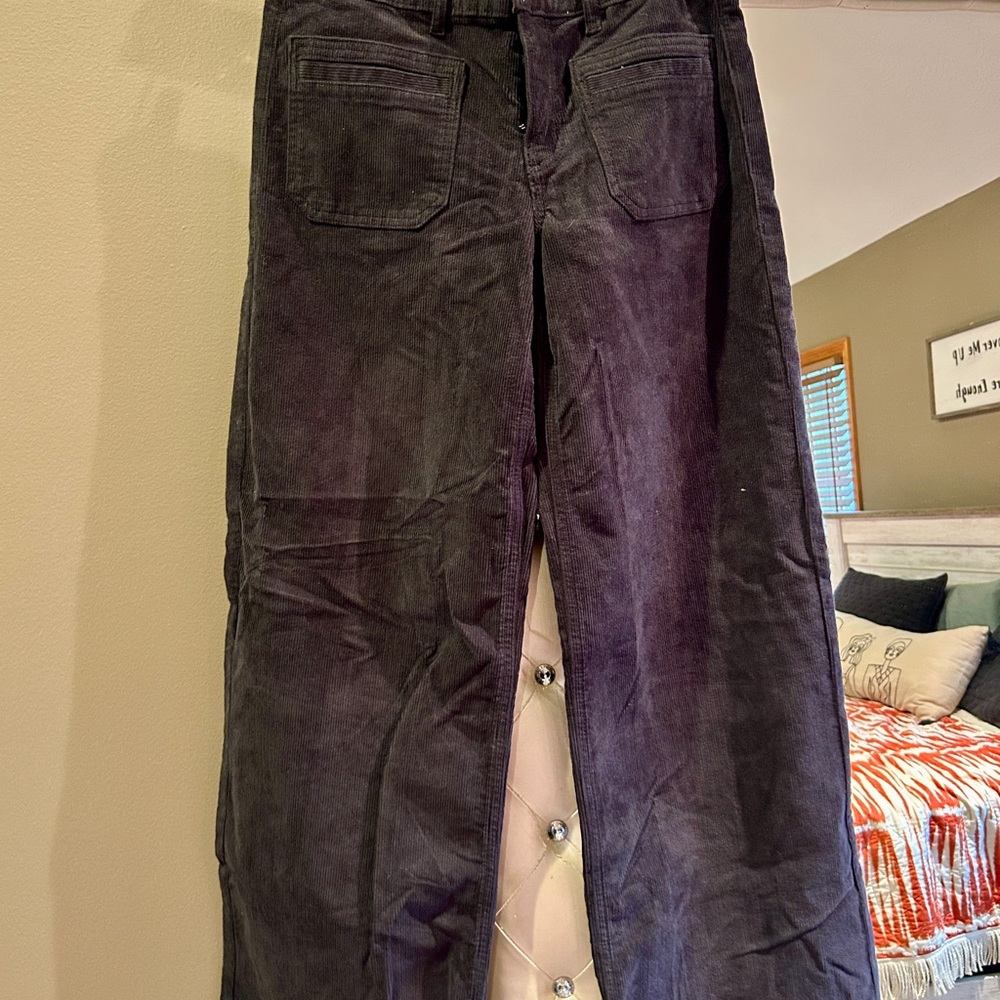 American Eagle Outfitters Wide Leg Corduroy Pants